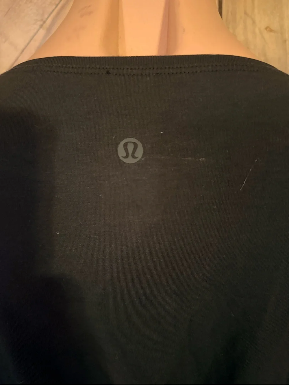 ⁠Lululemon Womens Black Back In Action Long Sleeve Mini Dress Tunic Dress⁠